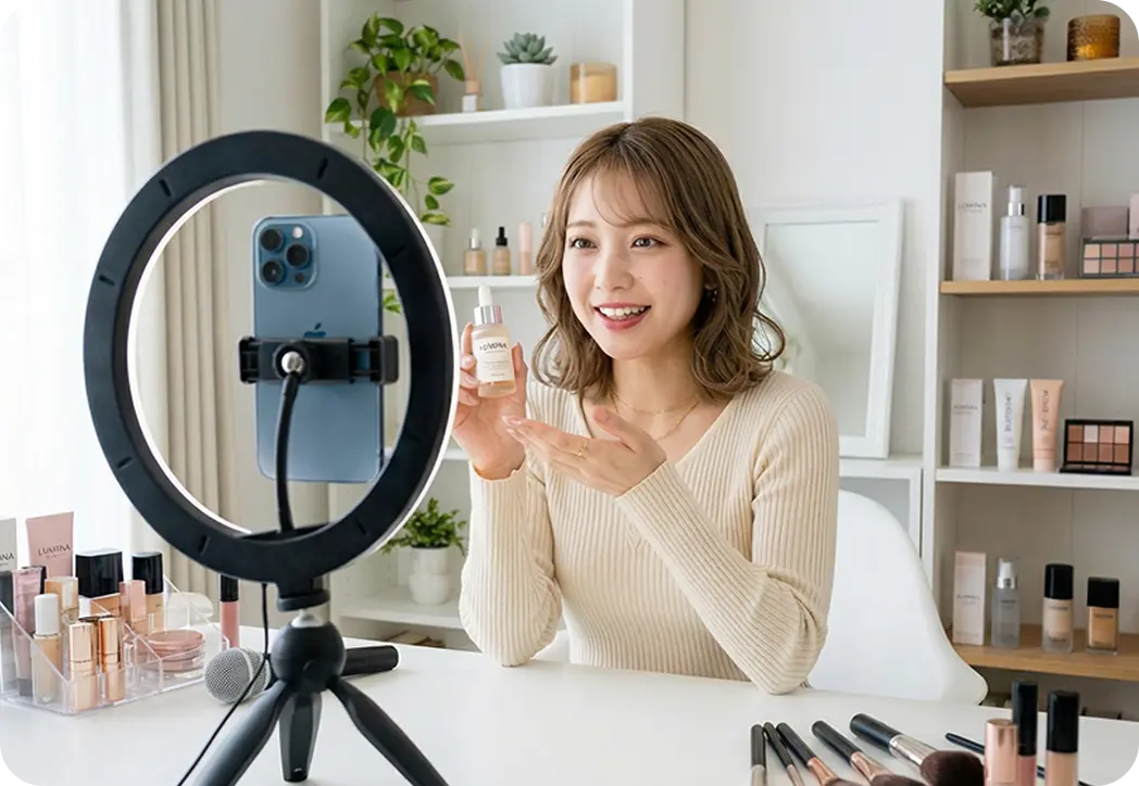 ショート動画コマースのイメージ