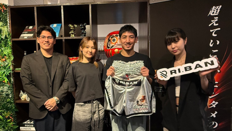 プロボクサー謝花海光選手がRI.BANオフィスへご挨拶に来てくださいました！